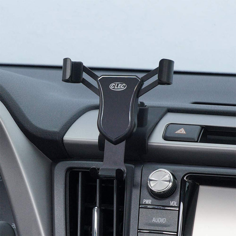 BEHAVE Phone Holder for Toyota RAV4,Car Phone Holder for Totota RAV4 2013-2018 Phone Cradles,Adjustable Phone Mount for iPhone 8 iPhone X,Smartphone for 5.5/6 in Alloy Black,Compatible for Toyota RAV4 2013-2018
