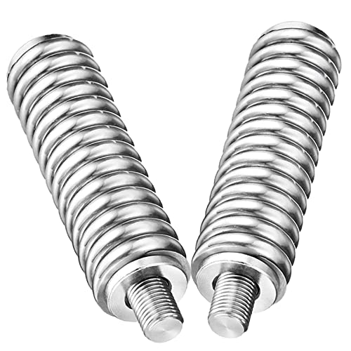 Wadoy SS-3H CB Antenna Spring Mount Heavy Duty Stainless Steel CB Springs (2PCS) fit Mobile/in-Vehicle CB Radio Antenna Mount 2 Pack