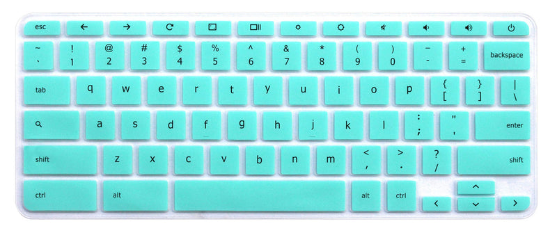 JuYuish Keyboard Cover Compatible 11.6" Lenovo 100e 300e 500e N20 N21 N22 N23 Chromebook, Lenovo Chromebook C330 11.6", Lenovo Flex 11 Chromebook 11.6", Lenovo Chromebook N42 N42-20 14 inch - Mint Compatible with Lenovo Flex 11 Chromebook
