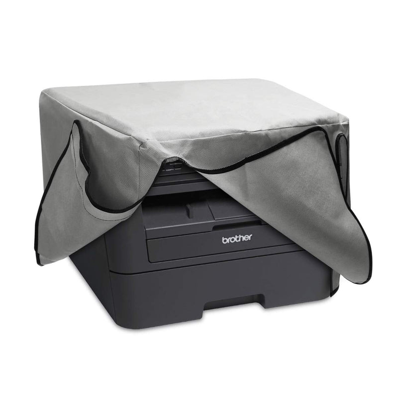 kwmobile Cover Compatible with Brother DCP-L2530DW / L2550DN / MFC-L2710DN / L2750DW - Dust Cover Printer Protector - Light Grey