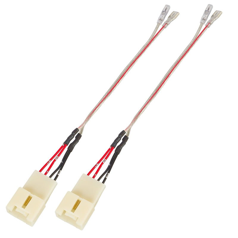 RED WOLF Car Door Speaker Wiring Harness Connector for 2011-2021 Ford F150 Escape Focus Bronco Mustang Mazda 2 6 CX5 Replace Aftermarket Speaker Wire Cable Plug, 2 PCS 2PCS