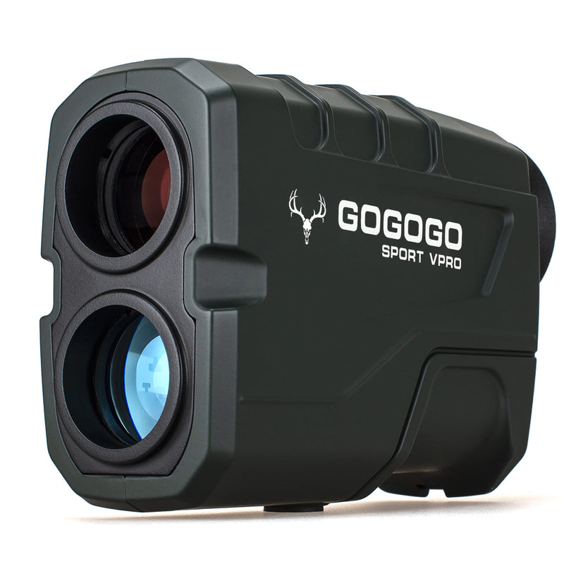 [AUSTRALIA] - Gogogo Sport Vpro Green Hunting Rangefinder -1200 Yards Laser Range Finder for Hunting and Golf with Speed, Slope, Scan and Normal Measurements, Rechargeable 1200 Yard 
