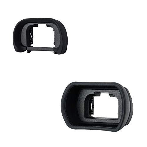 JJC FDA-EP18 Eyecup Viewfinder for Sony A7 III II A7R IV A9 A99 II, 2-Type Original+Extended