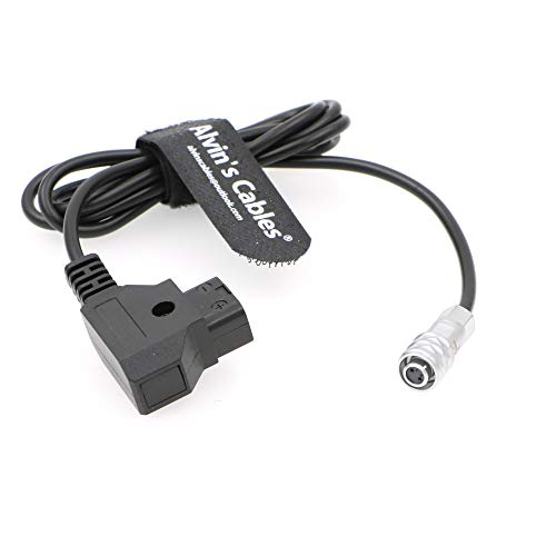 Alvin's Cables BMPCC4K to D Tap Power Cable for Blackmagic Pocket Cinema Camera 4K Gold Mount V Mount Battery Weipu 2 Pin Female to P Tap