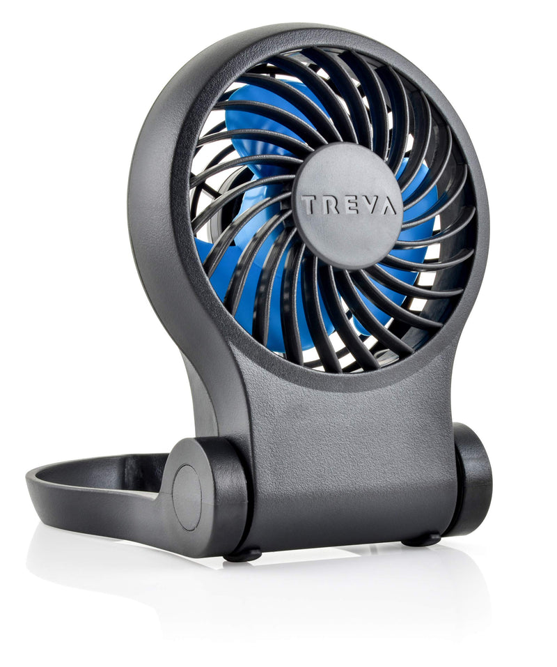 Treva 3.5 Inch Portable Desk Fan with USB Port - Small, Compact, Powerful Airflow, AC Adapter Included 1 PACK USB FAN