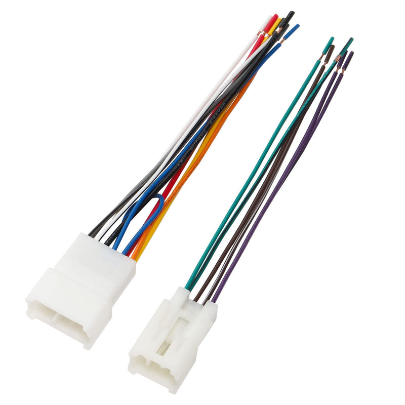 RED WOLF Radio Wiring Harness Connector Select for Toyota 4Runner Camry Corolla Prius RAV4 1987-2019 Mount Aftermarket Car Stereo Wire Cable Plug General