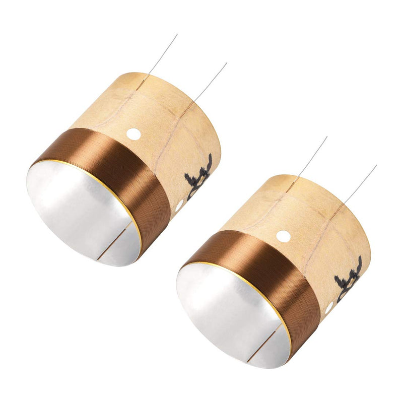 uxcell 2pcs 38.5mm 1.5" Woofer Voice Coil 2 Layers Round Copper Wire Bass Speaker Replacement