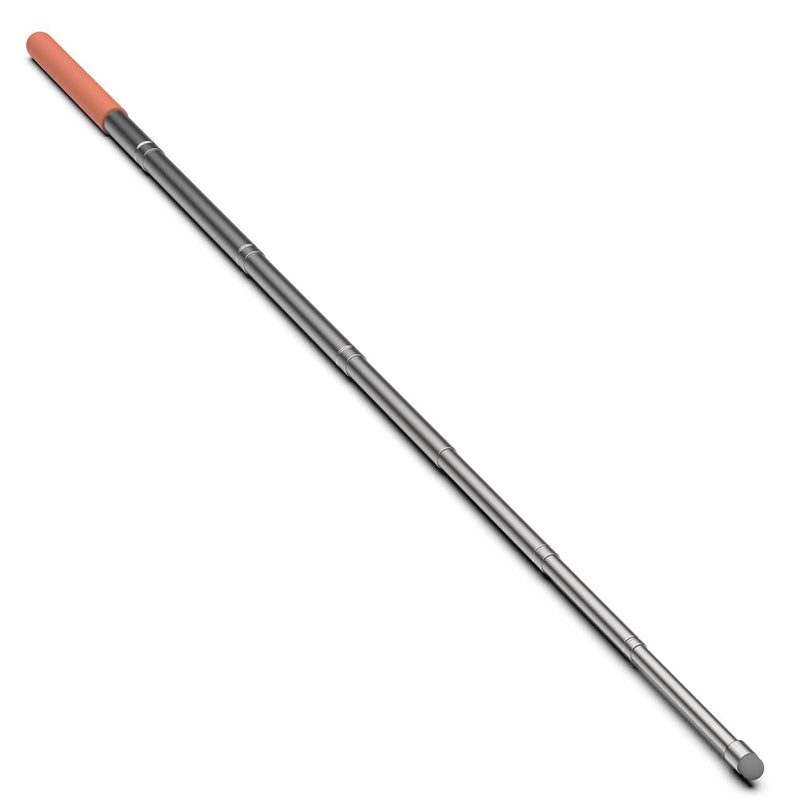 Telescopic Teacher Pointer, Teaching Pointer, Expandable whiteboard Pointer, with capacitive Screen Handwriting Function, Teacher Coach Presenter Pointer, Extended to 39 inches (Orange) Orange
