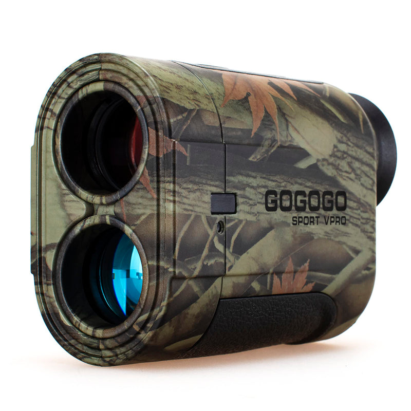 [AUSTRALIA] - Gogogo Sport Vpro 6X Hunting Laser Rangefinder Bow Range Finder Camo Distance Measuring Outdoor Wild 650/1200Y with Slope High-Precision Continuous Scan 1200Y 