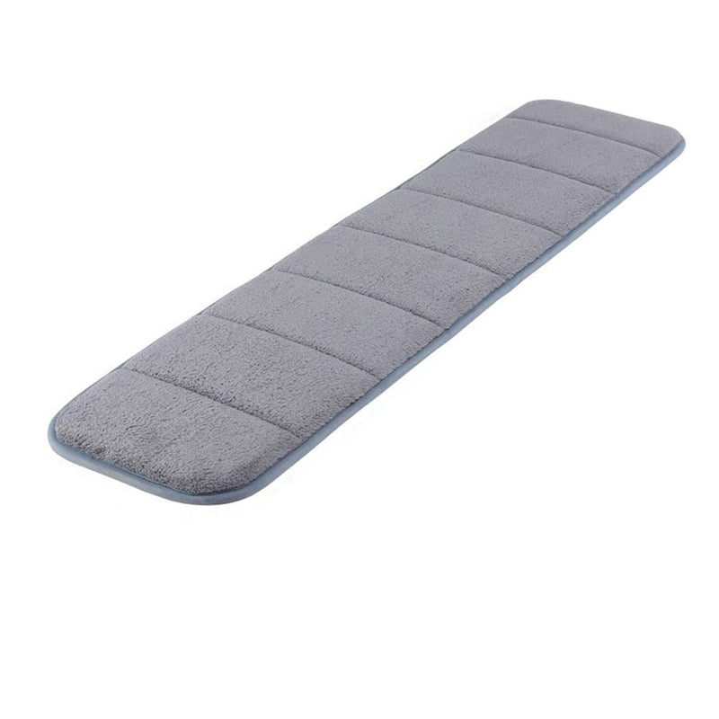 Upgraded Computer Wrist Elbow Pad, Creatiee Premium Memory Cotton Desktop Keyboard Arm Rest Support Mat for Office Desktop Working Gaming - Less Elbow Pain(Long-Sized, 7.9 x 31.5 inch)(Gray) Gray