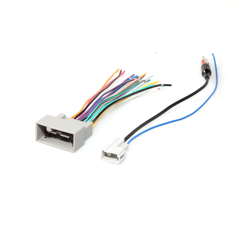 [AUSTRALIA] - RED WOLF for Select Honda Acura/Odyssey/Fit/Insight/CR-V 2009-2016 Stereo Radio Wiring Harness + Antenna Adapter Cable Connector 