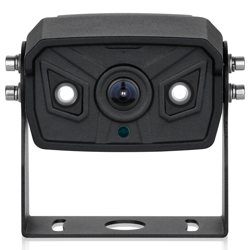 Bus Truck Vehicle Backup Cameras Wide View Angle Cab Cam Rearview Reverse Waterproof Night Vision 4 Pin Camera for Travel Trailer/Pickup/Van/Oversize Truck/Fifth Wheel/RV Camper/Motor Home (12-24V)