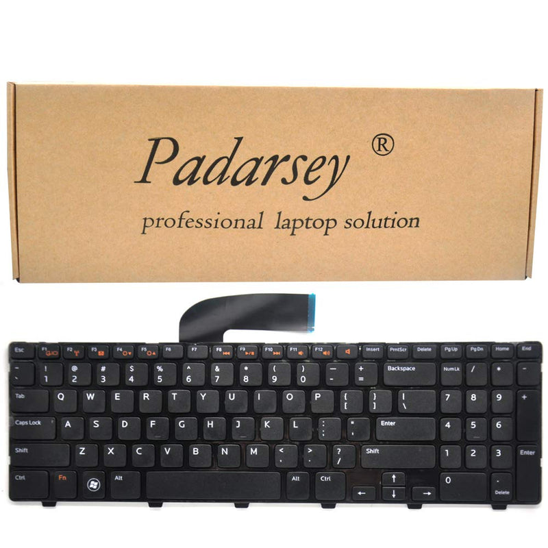Padarsey eplacement Keyboard Compatible for Dell Inspiron N5110 M5110 Series Black US Layout, Compatible with Part Number MP-10K73US-442 4DFCJ 04DFCJ