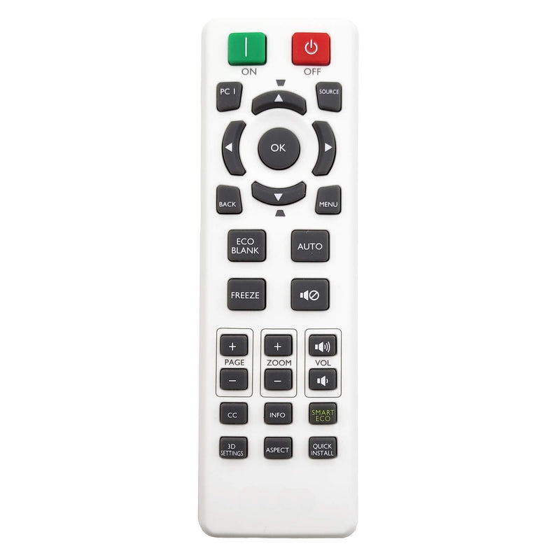 INTECHING 5J.JG706.001 Projector Remote Control for BenQ RCX013, MH530FHD, MH534, MH606w, MS521H, MS524AE, MS531P, MW526AE, MW533, MW605w, MX532P, MX604, MX604w, TH534, TW533, MS535A, MW535A, MH5353A