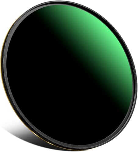 72mm ND 1000 Filter, 10 Stop Fixed Neutral Density Filter for Camera Lenses 72mm