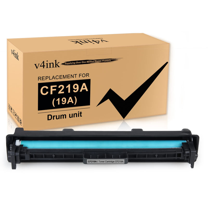 V4INK 1PK Compatible 19A Drum Replacement for HP 19A CF219A Drum Unit for use in HP Pro MFP M130fw M130nw M130fn M130a M102w M102a M130 M102 Printer (NO-Toner)