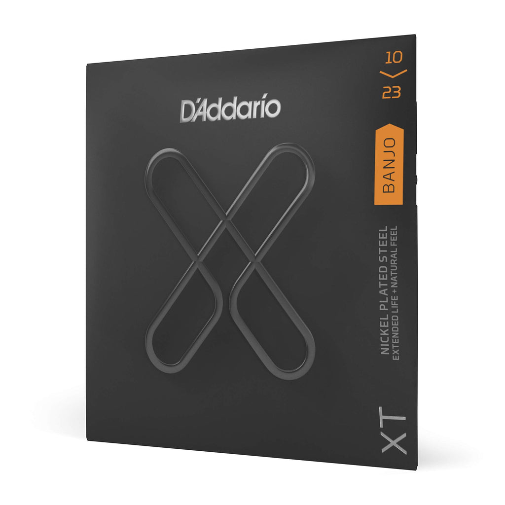 D'Addario Banjo Strings (XTJ1023) Medium, 10-23 Nickel Plated Steel