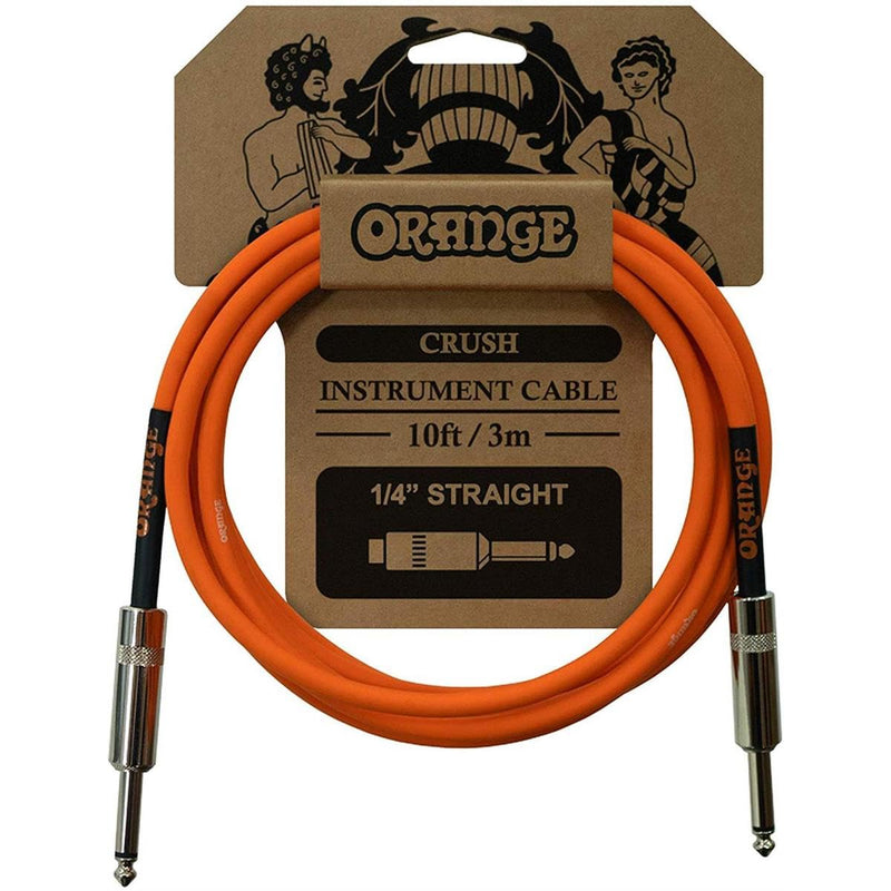 [AUSTRALIA] - Orange Crush 10' Instrument Cable with Straight to Straight Connector, Orange 3m 