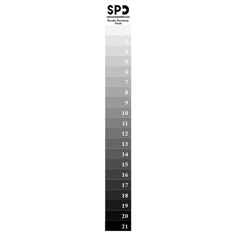 Screen Print Direct® 21 Step Wedge Calculator | Stouffer Dial-in Exposure Calculator for Emulsion & Screens, Supplies