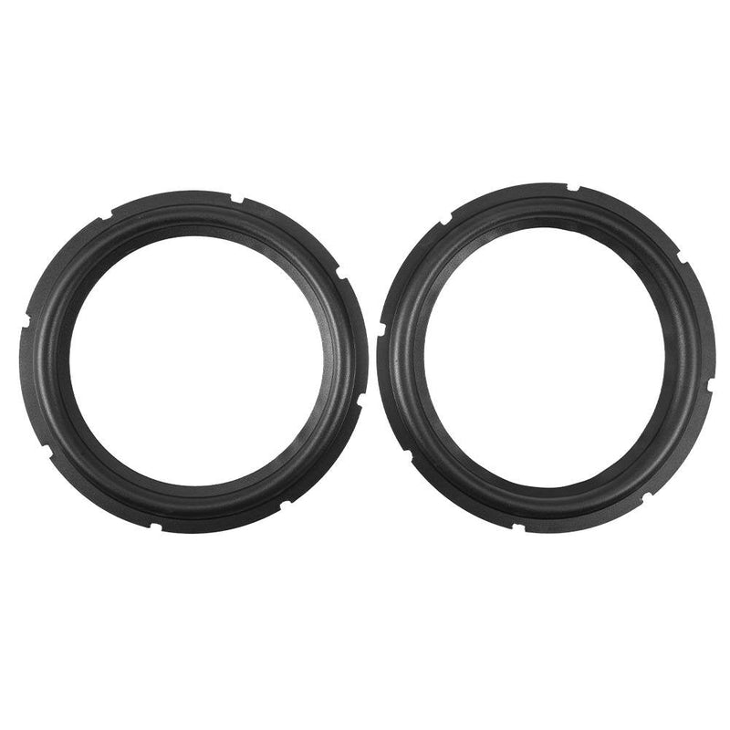 10inch Perforated Speaker Rubber Speaker Subwoofer Surround Rings Replacement Parts for Speaker Repair or DIY(2 pcs) 2 pcs