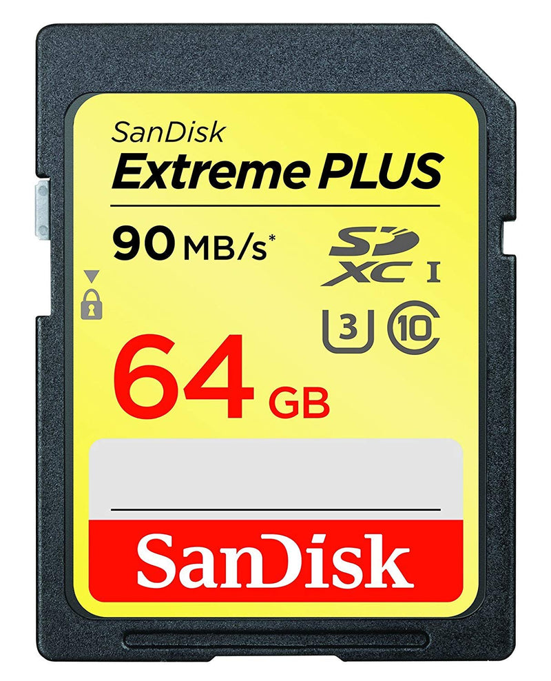 SanDisk Extreme Plus SDXC UHS-I Card, 64GB, SDSDXW6-064G-ANCIN