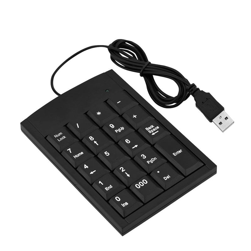 USB Wired Laptop Numeric Keypad Portable Mini USB Deskstop Number Pad for Windows XP, for Windows 7/8 / 9/10, for Linux, for Android, for iOS