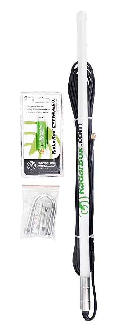 AirNav ADS-B 1090 MHz Outdoor Antenna with SMA Connector and RadarBox FlightStick Bundle