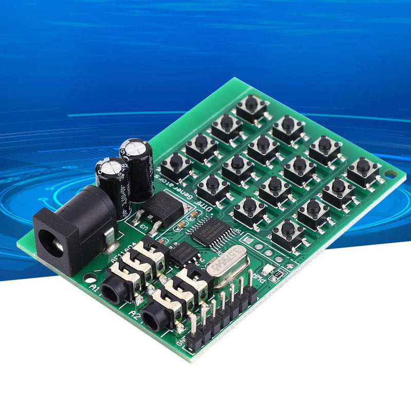 [AUSTRALIA] - AE11A04 DTMF Module Audio Generator Board, 5-24VDC, Voice Encode Transmitter, MCU Interface, 2.48x1.57x0.51in, with 3.5mm Audio Jack 