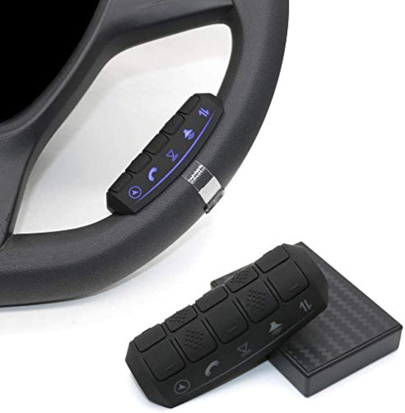 Car DVD GPS Player Wireless Remote Controller, Steering Wheel Remote Control Button for Car Navigation DVD 2 din Radio Bluetooth Steering Control