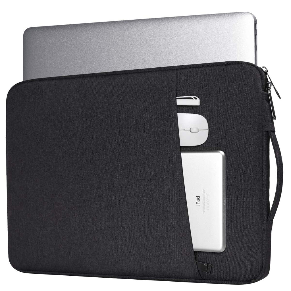 14 Inch Laptop Sleeve Case for Dell XPS 15/Latitude 14/Inspiron 14, Acer HP Lenovo ASUS Chromebook 14/ HP Stream 14/ ASUS ZenBook VivoBook 14/ IdeaPad 3 Computer Notebook Bag(Black) 14-15 Inch Black