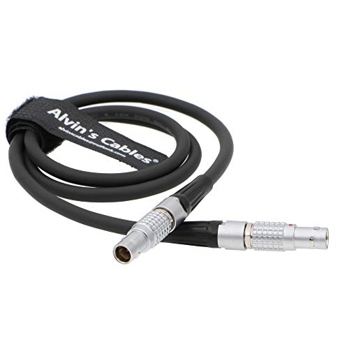 Alvin's Cables Nucleus M 7 Pin to 2 Pin Steadicam Rig Power Cable for Tilta RED ARRI Cameras straight 2 pin 70cm