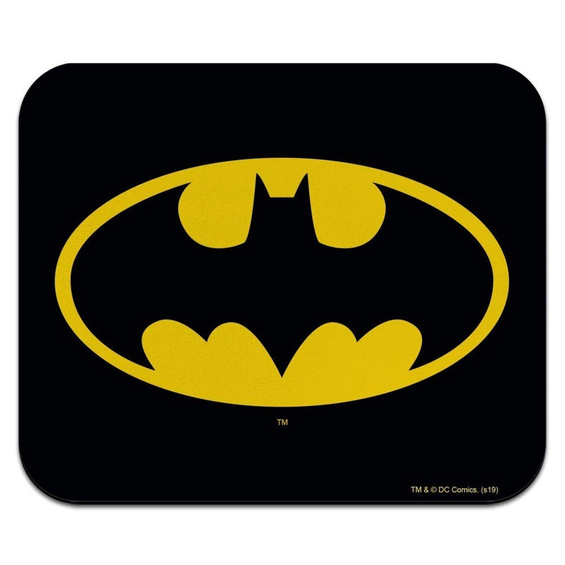 Batman Classic Bat Shield Logo Low Profile Thin Mouse Pad Mousepad