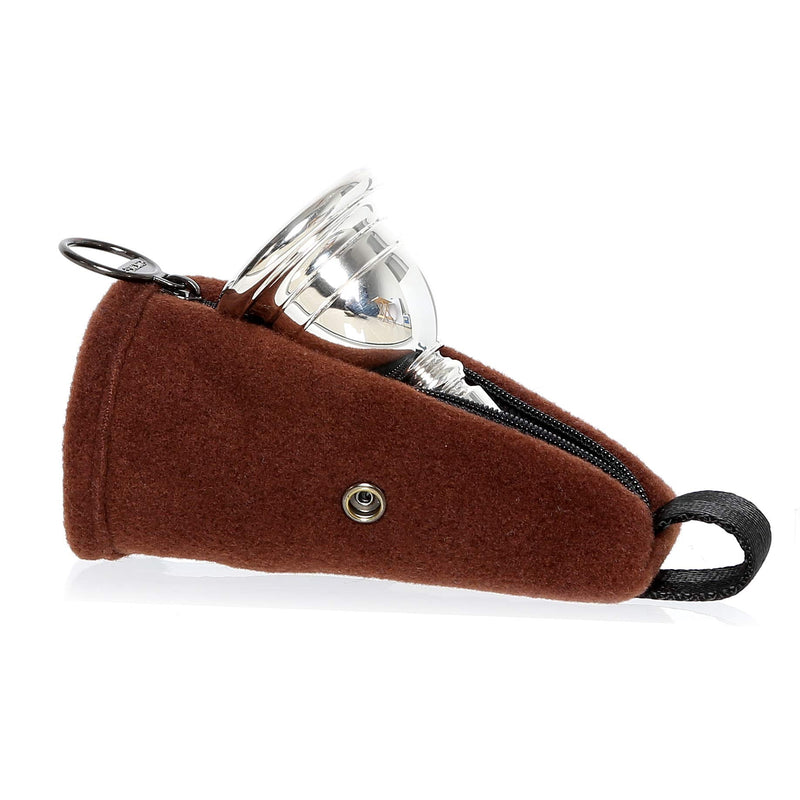 CURTIS Tuba/Saxophone Mouthpiece Pouch with connected type, 5 colors (Brown) Brown