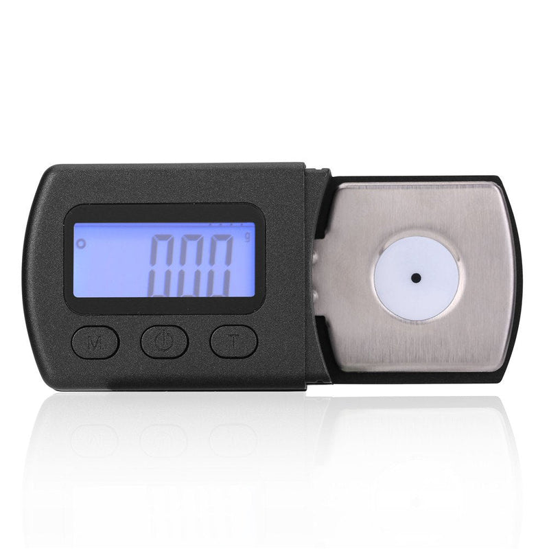Pomya Turntable Stylus Force Gauge, LCD Digital Cartridge Stylus Tracking Force Gauge Scale Precise 0.01g with 5g Calibration Weight