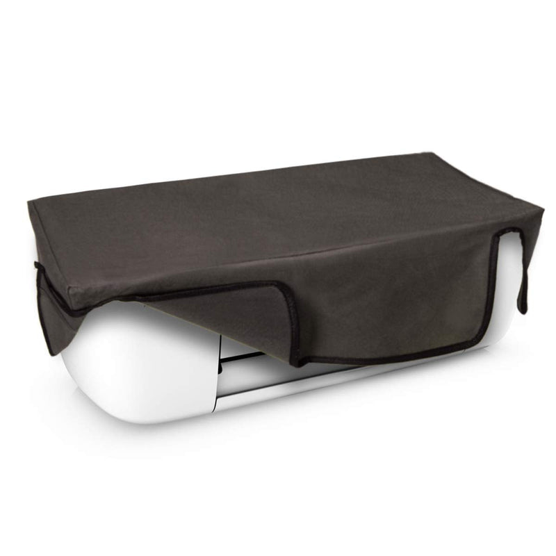kwmobile Cover Compatible with HP DeskJet 3720 - Dust Cover Printer Protector - Dark Grey