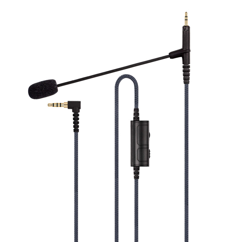 Cable Boom Microphone - Volume Control for Playstation PS4 or Xbox One Controller, PC - Boompro Gaming Mic Compatible with Audio Technica ATH-M50x, ATH-M40x, ATH-M70x Headphones(150CM) For-ATH-M40/50/70X