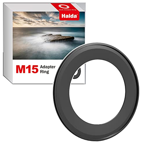 Haida HD4430 Rectangular Filter System for M15 Series, Adapter Ring, Filter Diameter: 4.1 inches (105 mm) Lens Rectangular Filter