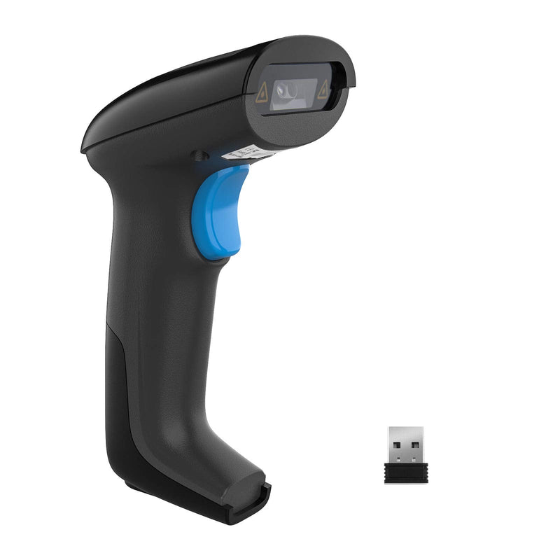 [AUSTRALIA] - REALINN Wireless 2D QR Barcode Scanner Rechargeable Automatic Handheld Code Reader Dustproof Waterproof Shockproof Fast and Precide for Mobile Payment, Store, Supermarket, Warehouse 