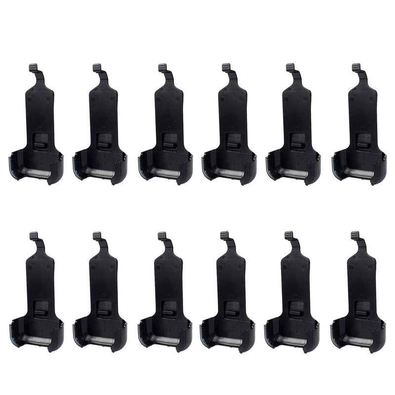 12 pcs Original Walkie Talkie Belt Clip Compatible with Two Way Radio LUITON LT-316 WLN KD-C1 Retevis RT22 Zastone X6 NKTECH NK-U1 Zeadio ZS-B1 TIDRADIO TD-M8 RADTEL RT-10 RADIODDITY R1 12 pack