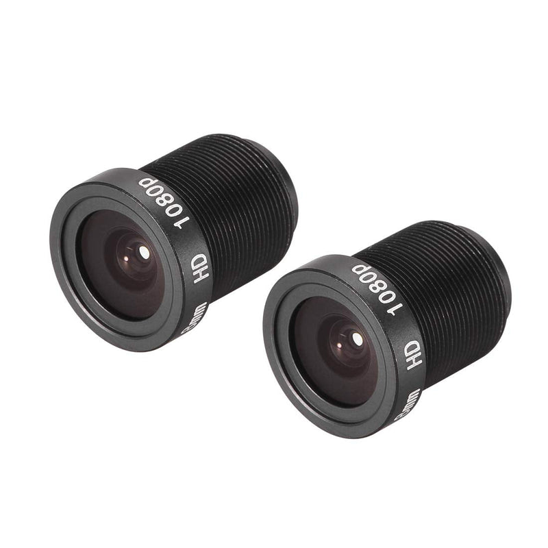 uxcell 2 Pcs CCTV Camera Lens 2.8mm Focal Length 1080P F2.0 1/3 Inch Wide Angle for CCD Camera