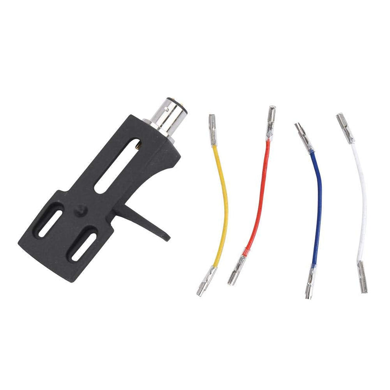 Bnineteenteam Universal Record Player Headshell Phonograph Turntable Replacement Headshell with 4pcs Lead Wires for Record Player
