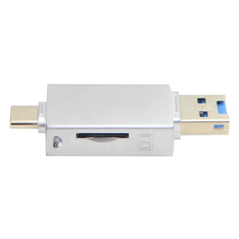 Xiwai USB-C Type C/USB 2.0 to NM Nano Memory Card & TF Micro SD Card Reader for Huawei Cell Phone & Laptop