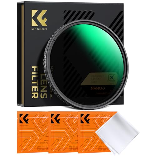 K&F CONCEPT 55mm Variable ND Filter ND2-ND32 (1-5 Stops) No X Cross