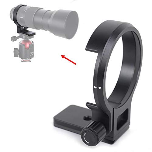iShoot Improved 82mm Lens Collar Tripod Mount Ring for Sony FE 70-300mm f/4.5-5.6 G OSS Lens SEL70300G, Built-in ARCA-Swiss Fit Quick Release Plate for Arca Type Tripod Ball Head