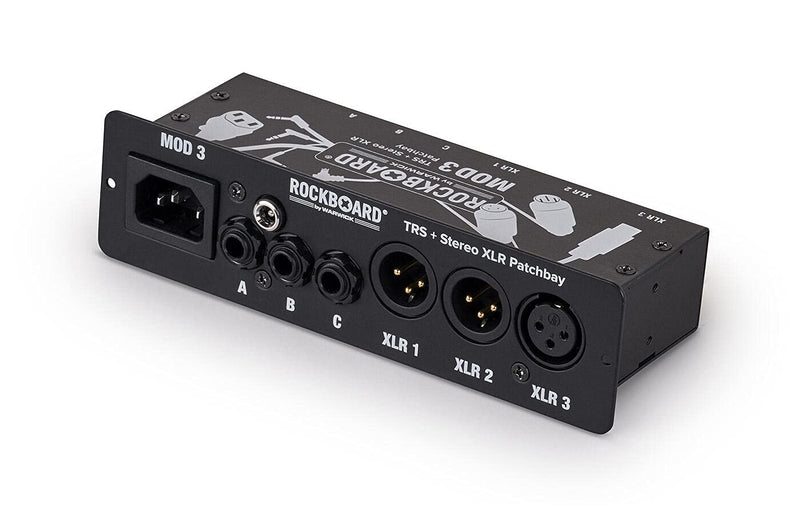 Rockboard RBO B MOD 3 V2 RockBoard Module 3 V2 with XLR, TRS for Vocal