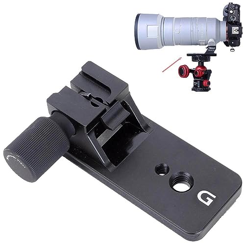 iShoot Lens Collar Foot Tripod Mount Ring Base Compatible with Sony FE 100-400mm f/4.5-5.6 GM OSS, 70-200mm f/2.8 GM OSS & II, E 18-110mm f/4 G OSS PZ, with Arca-Swiss Fit Quick Release Plate Dovetail