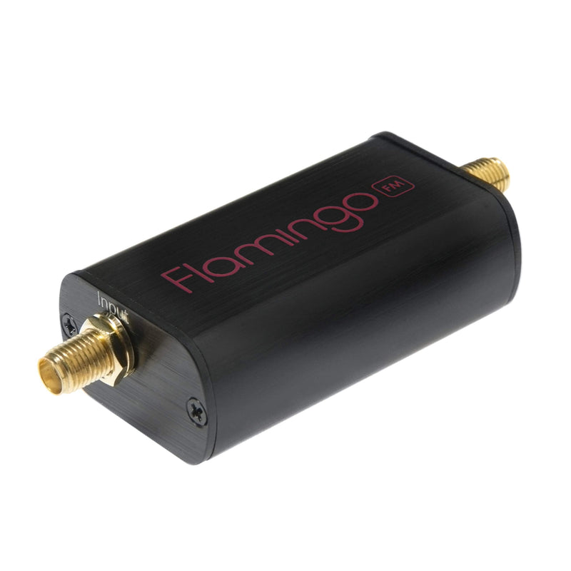 Flamingo+ FM - Broadcast FM Bandstop Filter v2 (FM Notch Filter) for Software Defined Radio (RTL-SDR) Applications. Blocks Problematic 88-108MHz Frequencies from Your SMA-Connected Radio