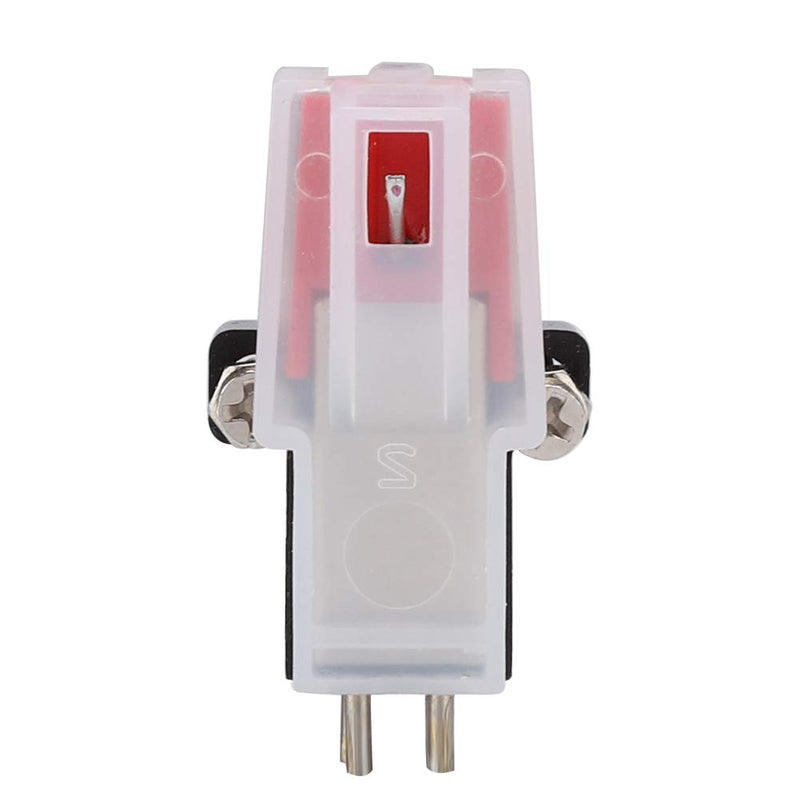 Q1 Phonograph Stylus, Red Diamond Moving Magnet Dual Stylus Needle, Stylus Replacement Phonograph & Vinyl Record Player Turntable Needle