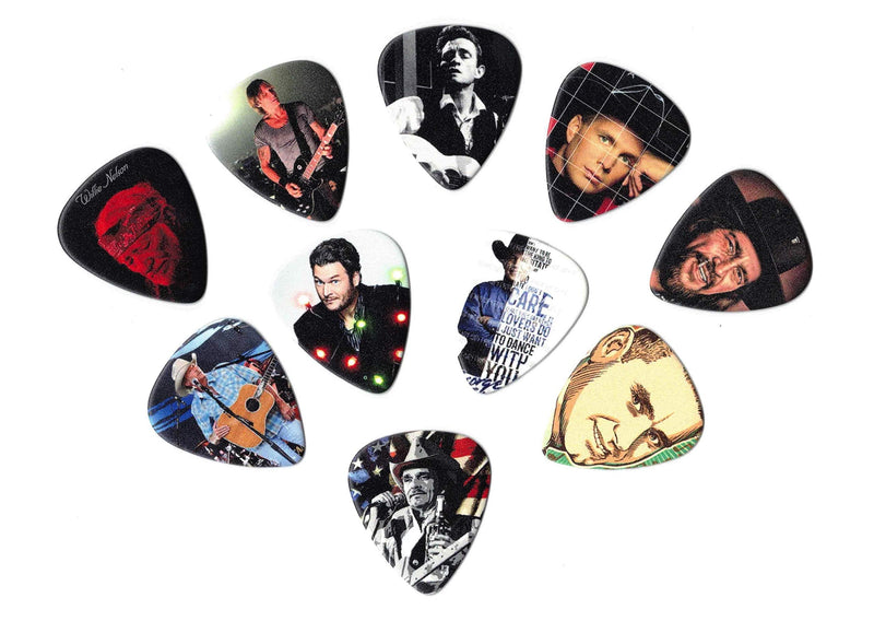 Musical Band Guitar Picks (Country Artists) Country Artists