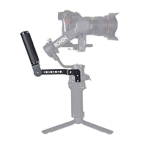 NICEYRIG Leather Handle Grip Kit for DJI Ronin S/SC / RSC2, 200 Degree Adjustment Handgrip with Rosette Mount Extension Bracket - 332
